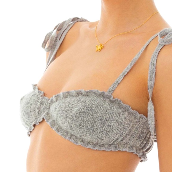 ARE YOU AM I Other - AYAI Ammel Bralette for Sarei Set! Gray Heather NWT